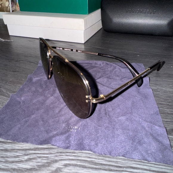 Celine Aviator Mirrored Sunglasses - Picture 4 of 6